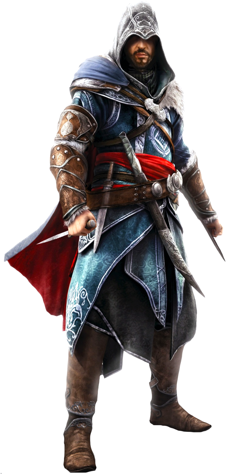 Acr Ezio Auditore - Ezio Auditore Da Firenze Png (762x1570), Png Download