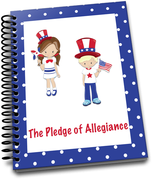 Inspiring Pledge Of Allegiance Printables For Early - Granddaughter 4th Of July Card (550x681), Png Download