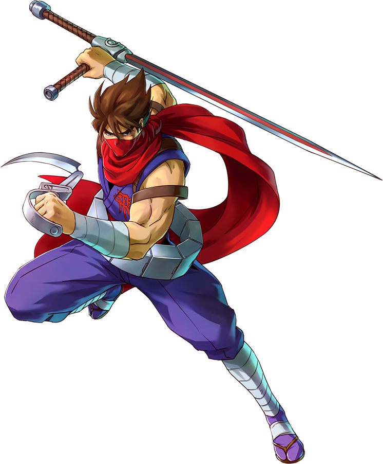 He Strides For Success - Street Fighter All Capcom Strider (746x902), Png Download