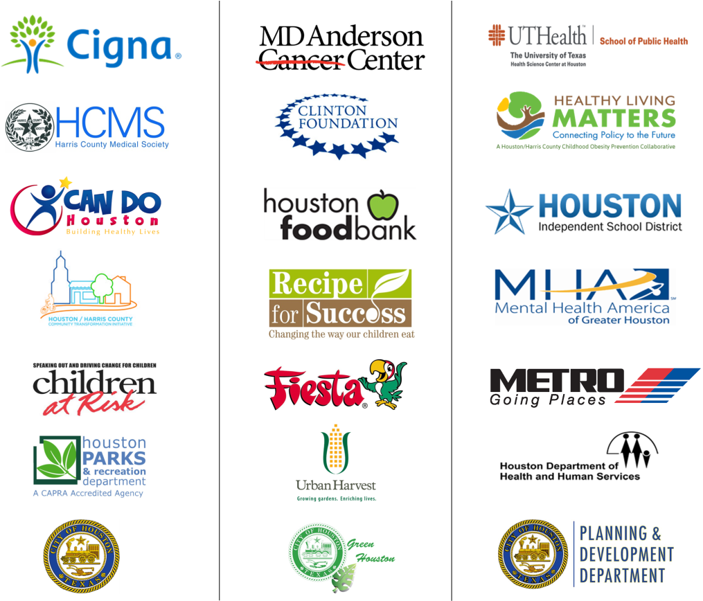 Go Healthy Houston Partners - William J Clinton Foundation (1024x867), Png Download