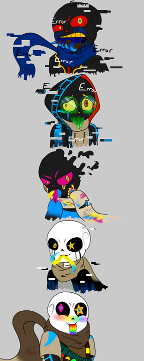 Pobre Ink Xdxdxd - Los Hijos De Ink Y Error (288x720), Png Download