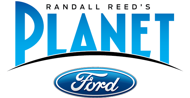 Ford Dealership The Woodlands - Randall Reed Planet Ford Logo (608x316), Png Download