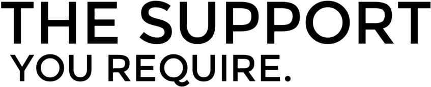 The Support Logo Black - Public Transport Council Singapore (1000x353), Png Download