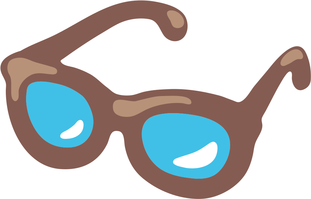 File - Emoji U1f453 - Svg - Glasses (1024x1024), Png Download