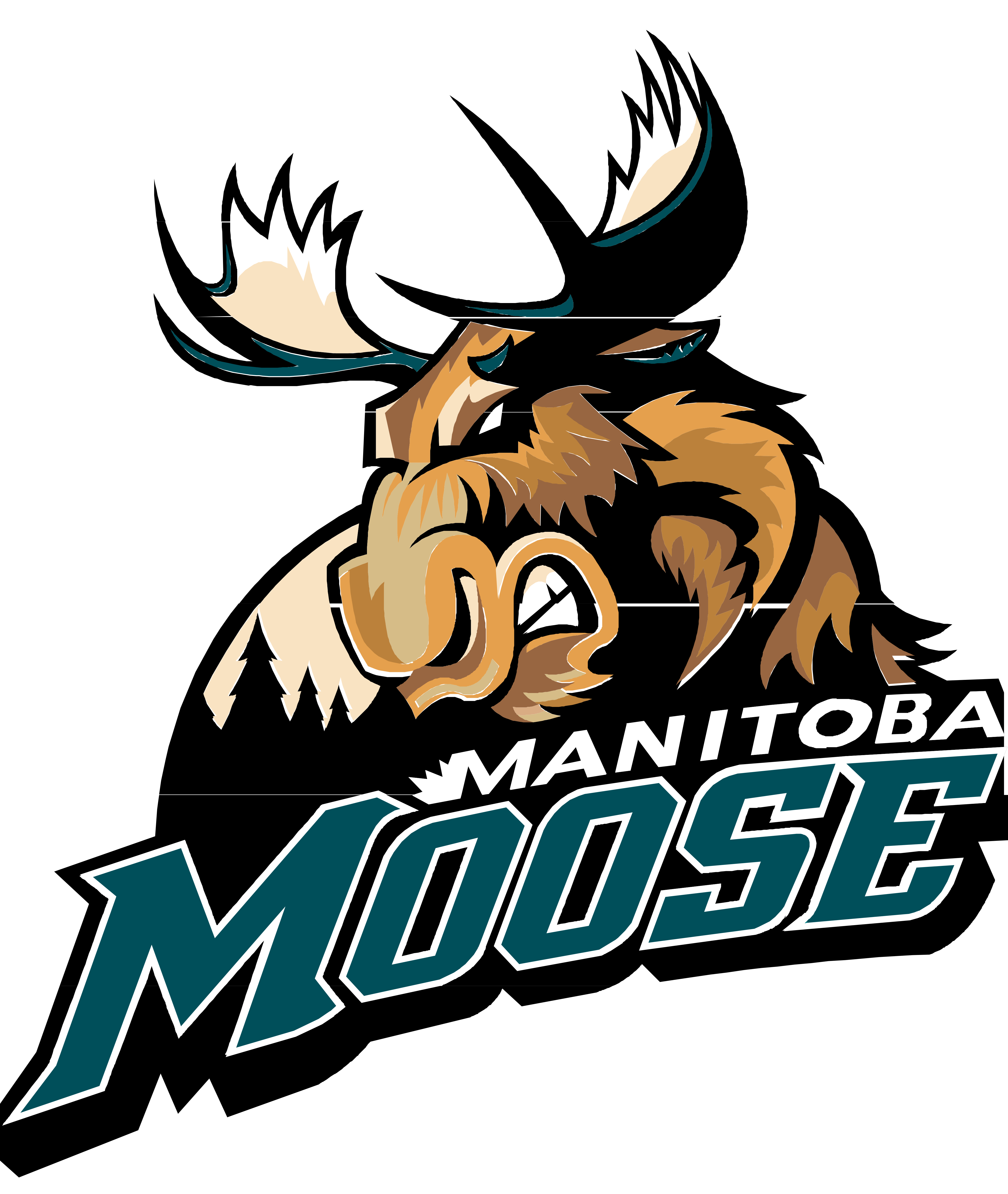 Manitoba Moose - Manitoba Moose Logo (4222x5000), Png Download