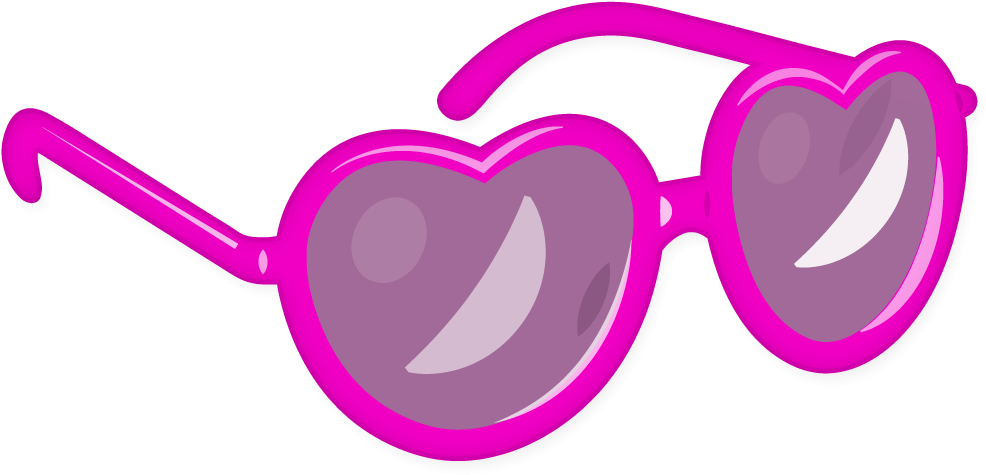 Heart Glasses Emoji - Pink Sunglasses Emoji (1200x900), Png Download