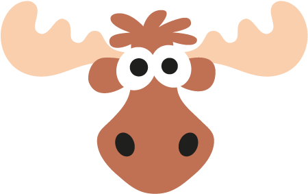 Printable Moose Mask