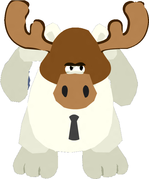 Herbert Moose - Cartoon (671x763), Png Download