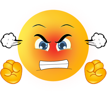 Steam Coming Out Of Ears Emoji (400x480), Png Download