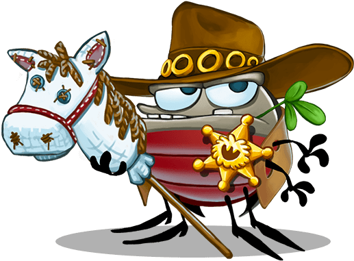 Best Fiends Sheriff Moose (530x420), Png Download