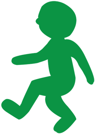 Green Man Emoji (400x492), Png Download