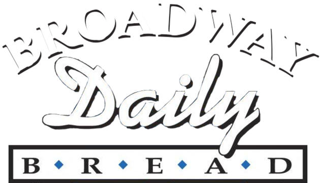 Broadway Daily Bread Logo Wide - Logo (1000x363), Png Download
