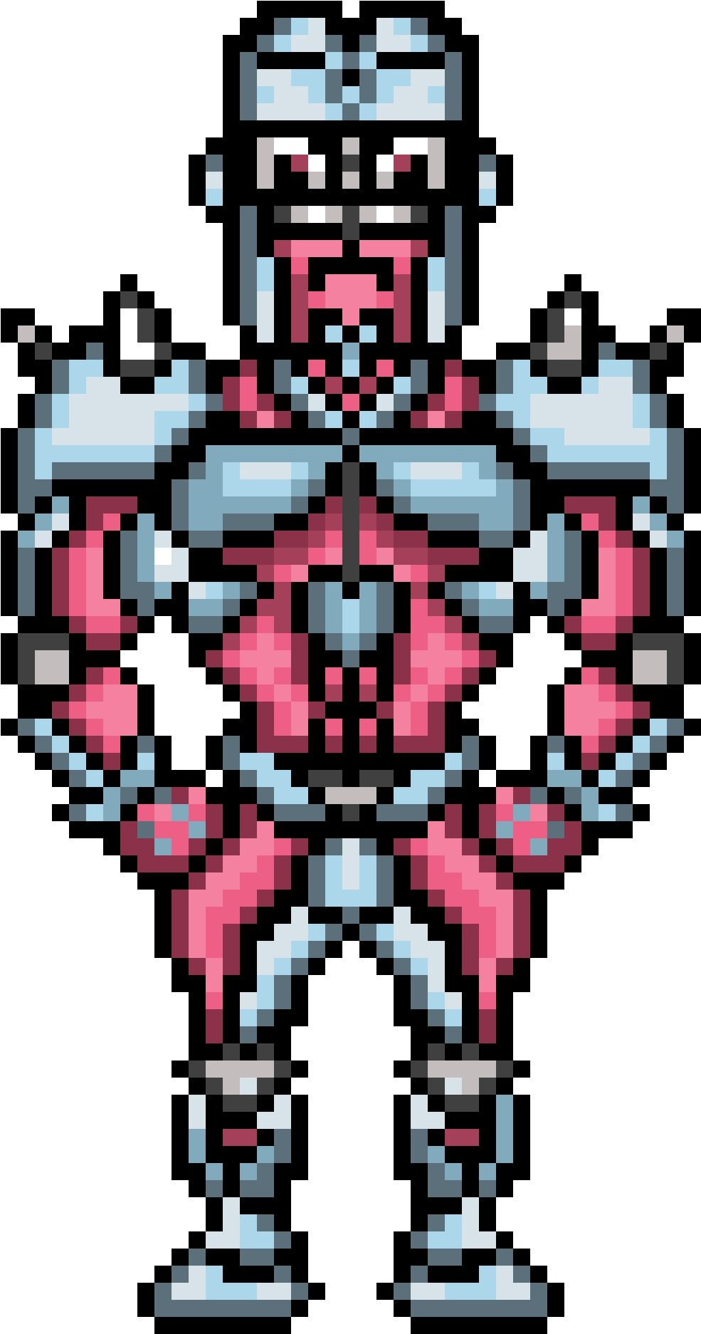 Crazy Diamond Png - Jojo Crazy Diamond Pixel Art (2400x2400), Png Download