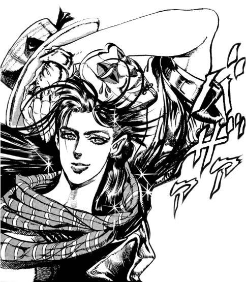 Lisa Lisa Naked Scene Jjba (487x561), Png Download