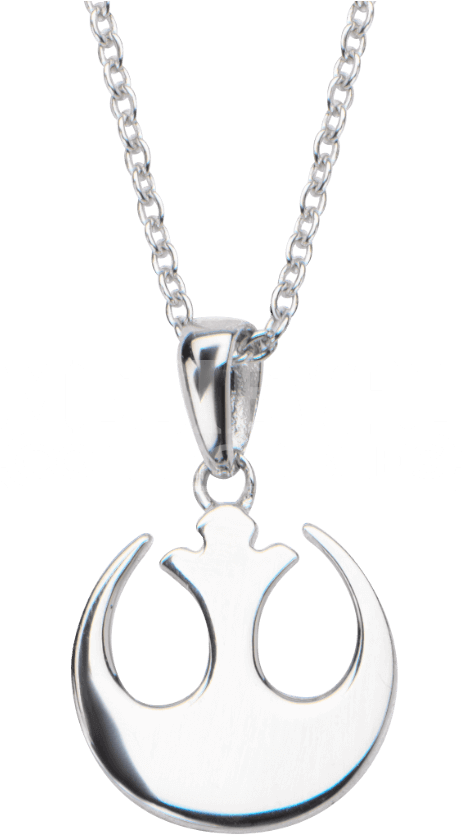 Womens Sterling Silver Rebel Alliance Necklace (850x850), Png Download