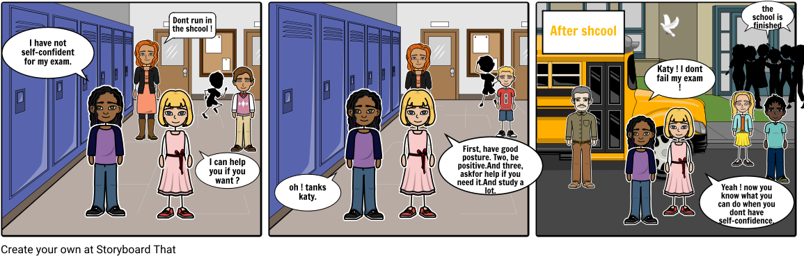 Self-confidence - Cartoon (1164x385), Png Download
