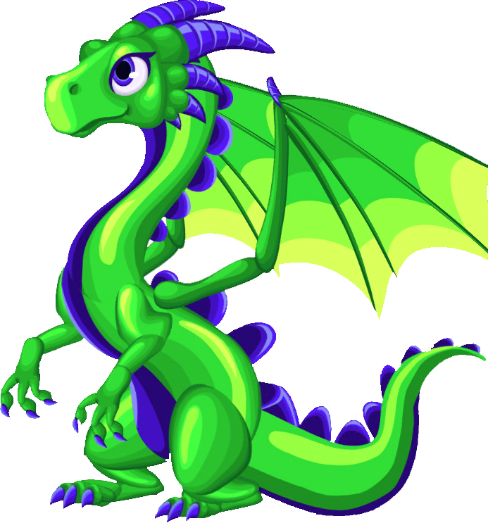 Green Dragon - Baby Green Dragon Png (693x743), Png Download