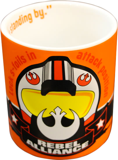Star - Star Wars - Rebel Alliance 2d Mug (407x549), Png Download
