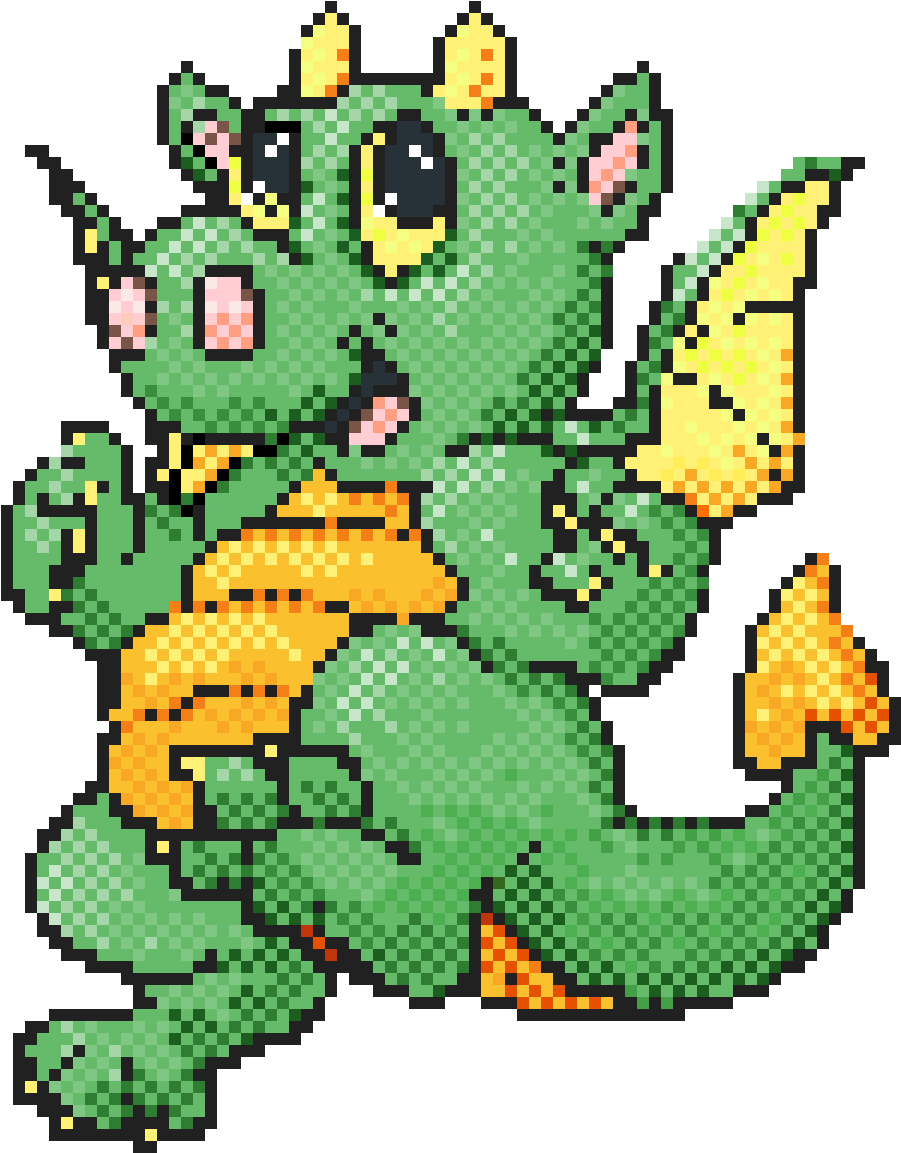 Tiny Green Dragon - Cartoon (1200x1200), Png Download
