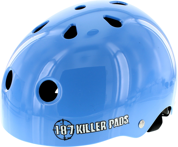 3a1870prb31s0b3 V=1485016015 - 187 Pro Light Blue Large Skateboard Helmet (600x496), Png Download