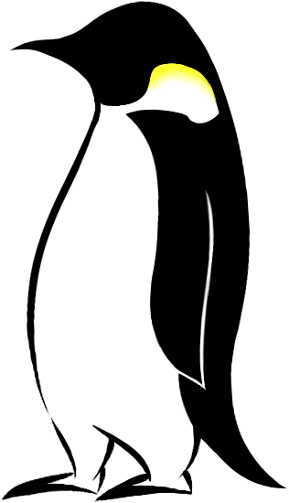 Collection Of Free Penguins Drawing Realistic - Emperor Penguin Clip Art (400x600), Png Download