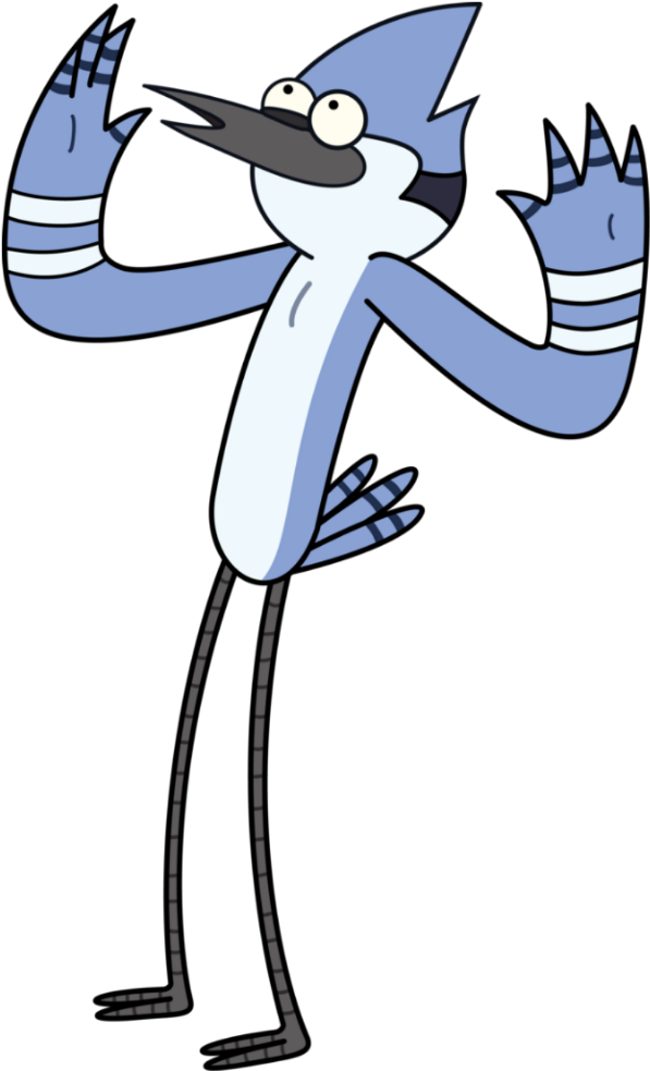3042112 Mordecai Oooohh By Zj56 D4sd1re - Un Show Mas Mordecai (696x1148), Png Download