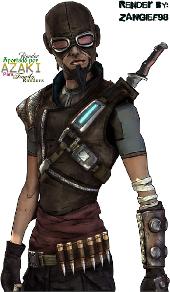 Borderlands Mordecai (358x600), Png Download
