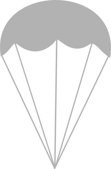 Parachute Clipart Hunger Games - Parachute Clipart (390x592), Png Download