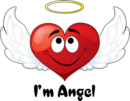 Emotion Heart Sticker - Happy Emotional Heart Emoji Clipart Png (448x350), Png Download