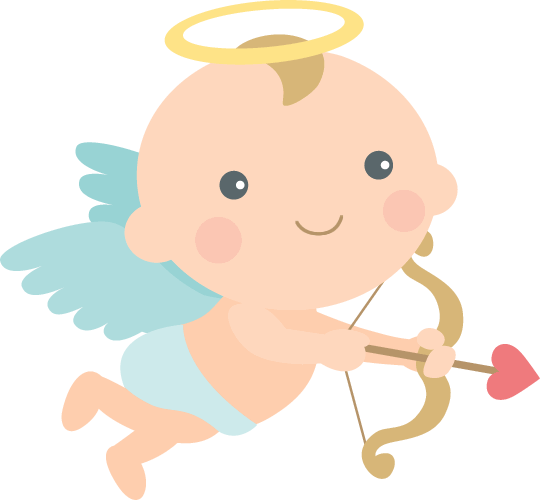 Piggy Bank, Angels, Piggy Banks, Money Bank - Cupid (540x500), Png Download