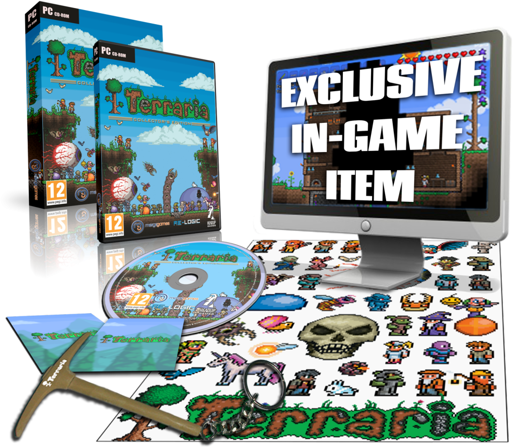 News - Terraria Collector's Edition Poster (1024x1024), Png Download