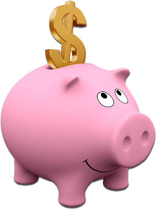 Piggy Bank - Create A Family Budget: Learn Spend Money Wisely (576x720), Png Download
