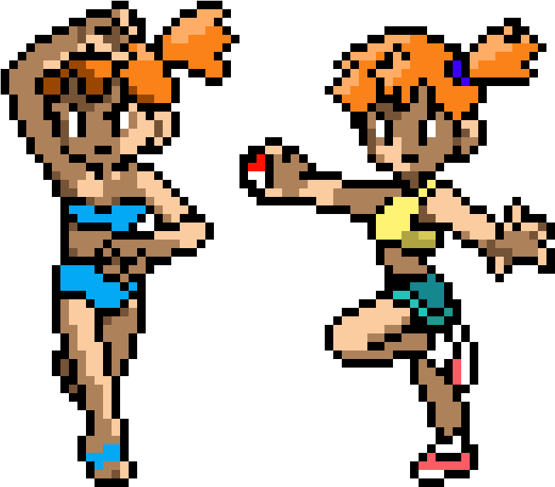 Download Pokemon Trainer Misty Misty Pokemon Red Full Size Png Image Pngkit