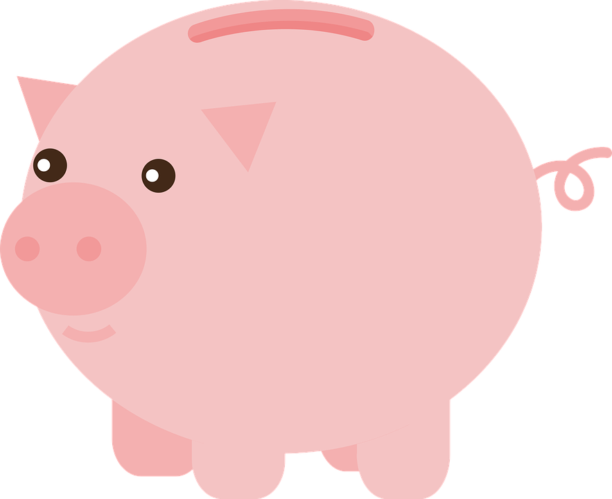 Piggy Bank (883x720), Png Download
