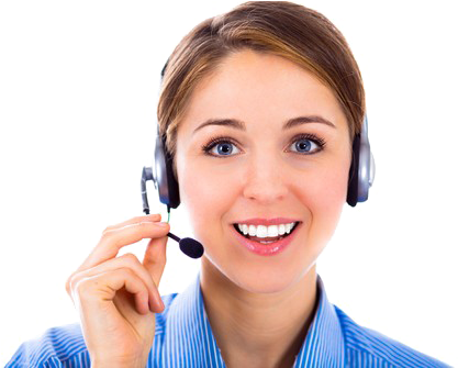 Call Centre Png Background Image - Woman In Call Centre (500x334), Png Download