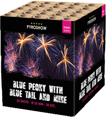 Pro Range Blue Peony With Blue Tail & Mine By Zeus - Blue (500x500), Png Download