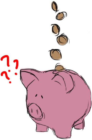 Piggy Bank (1000x800), Png Download