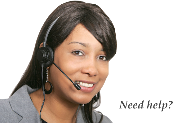 Download Receptionist With Phone Headset Black Receptionist On Phone