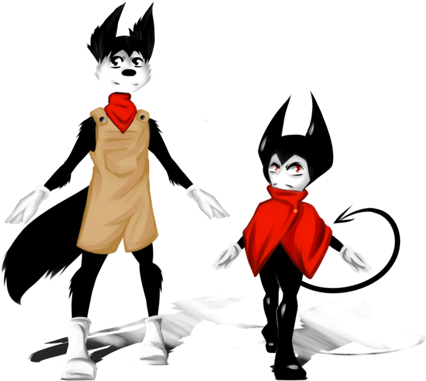 Svg Royalty Free Download Bendy And Boris Battle Against - Boris Bendy And The Ink Machine (970x823), Png Download
