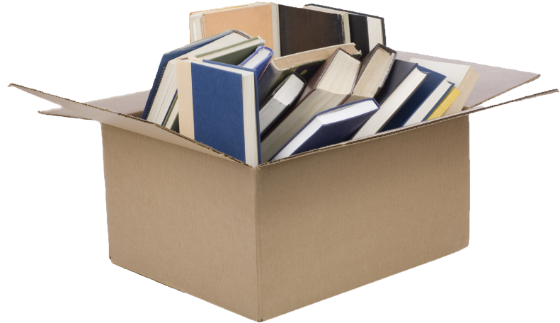 Our Media Mail Shipping Is Just $1 - Books In Box (800x533), Png Download