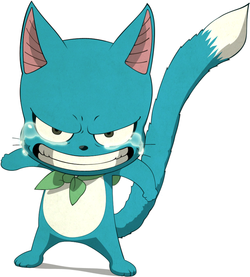 Fairy Tail Happy Png Vector Royalty Free Library - Happy Fairy Tail Angry (839x953), Png Download