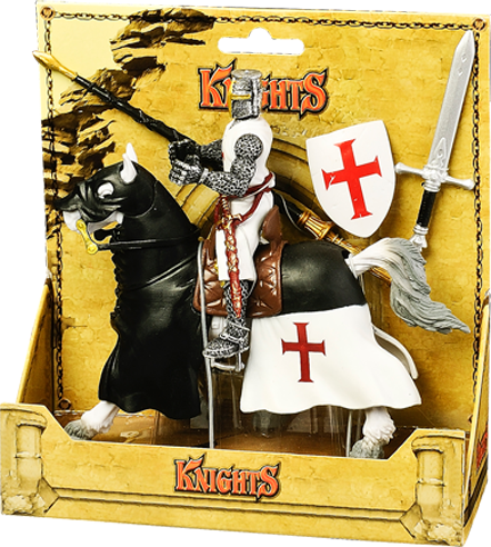 Knights Templar Gilbert Erail, , Large - Knights Tempelridder Gilbert Erail (442x492), Png Download