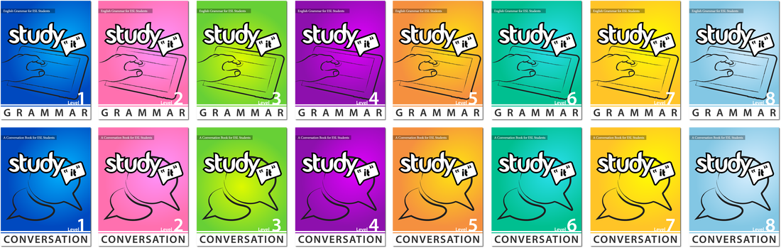 Study It Offer Eight Levels Of Grammar, Eight Levels - Esl Textbook (1100x349), Png Download