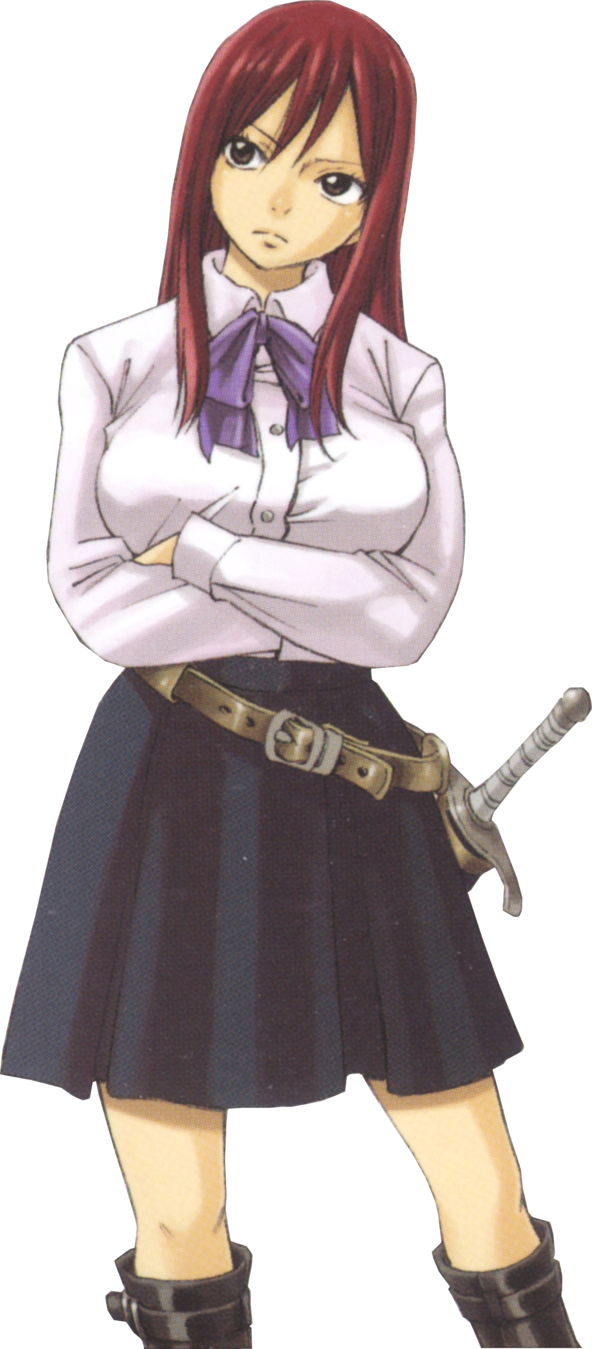 Fairy Tail Png High-quality Image - Fairy Tail Hiro Mashima Erza (592x1349), Png Download