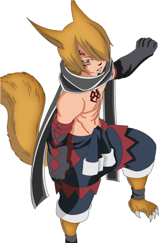 Fairy Tail Fond D'écran Possibly Containing Animé Titled - Jackal Fairy Tail Png (538x809), Png Download
