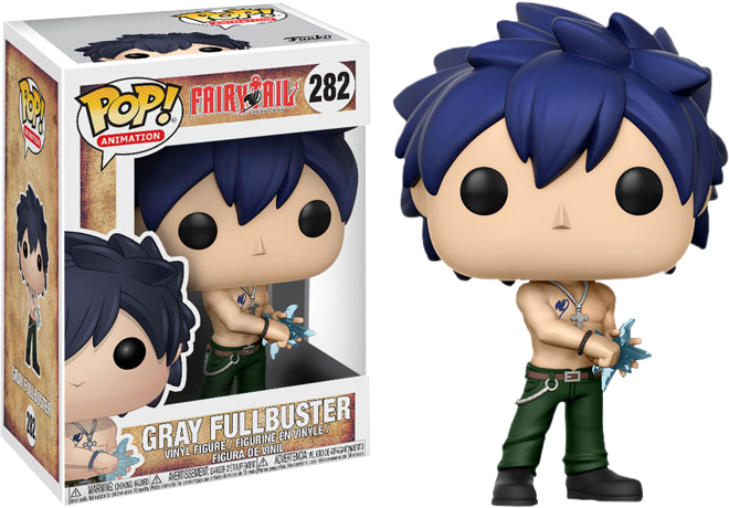 Gray Fullbuster Funko Pop Vinyl Figure - Funko Pop Anime (660x460), Png Download
