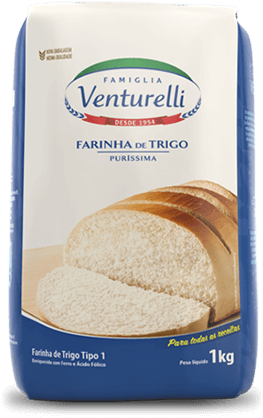 Farinha De Trigo Venturelli 1kg - Famiglia Venturelli (305x495), Png Download