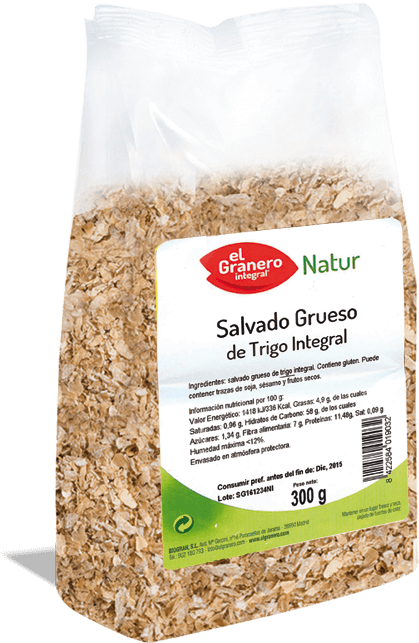 Salvado De Trigo Grueso , 300 G - Salvado De Trigo Grueso (900x700), Png Download