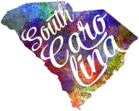 Click And Drag To Re-position The Image, If Desired - Watercolor Picture Of South Carolina (560x700), Png Download