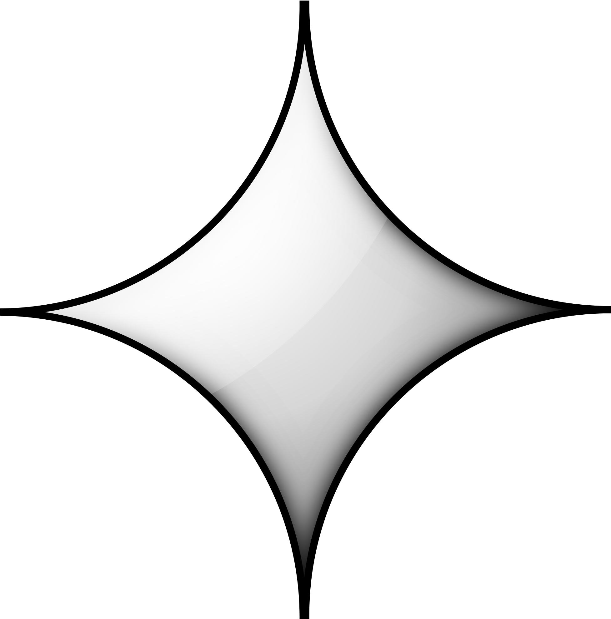 Open - Estrella De Cuatro Puntas (2000x2000), Png Download
